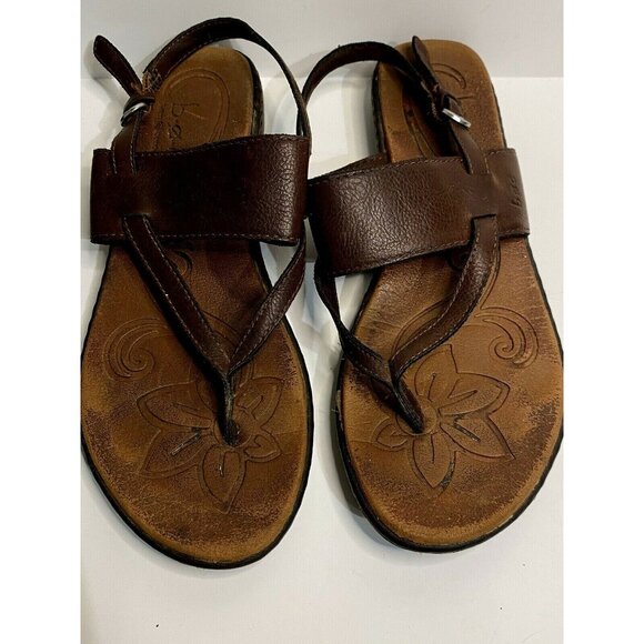 B.O.C. Sharin Womens Size 8/39 Leather Sandals Buckle Closure Toe Post - Picture 1 of 11
